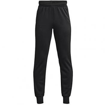 Under Armour Boys Armour Fleece Jogger, Youth Extra Large (160-170CM), Black