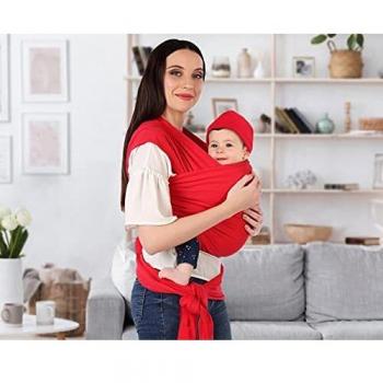 Kiokids Fular Portabebés Para Porteo En Algodón Natural Elástico Ligero