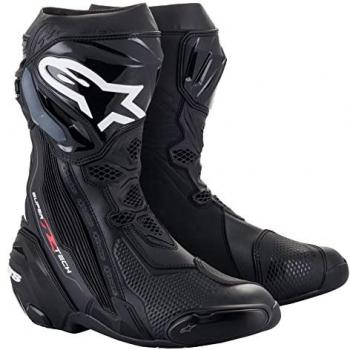 Alpinestars Supertech R Motorcycle Boots - Exceptional Performance, Black, Size 40