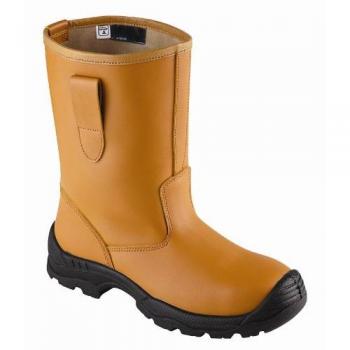 Parent Units Beaver 710 S1P Unlined Rigger Boot - Calzado de protección, color Marrón Claro, talla 43