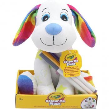 Washimals peluche de perrito con 3 rotuladores para decorar 4026318
