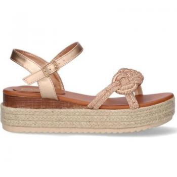 Sandalias de Mujer EXE P3584-71 STRASS ROSE GOLD con tiras y detalles en strass