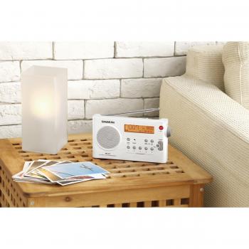 PR-D7/WH Radio Portátil SANGEAN PR-D7 Color Blanco, Digital, AM/FM