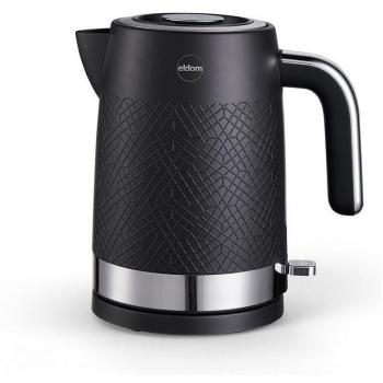 ELDOM C295C AROMI - Hervidor eléctrico de 1,7 L con diseño elegante y potencia de 2150 W en color negro