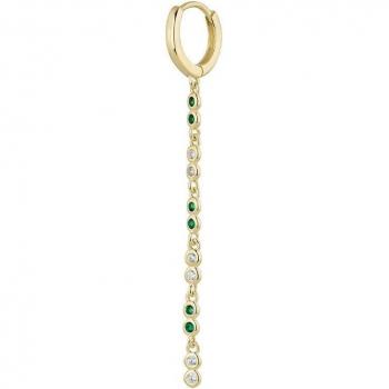 Ear Candy - Piercing de aro Señorita de plata bañado en oro amarillo 18k
