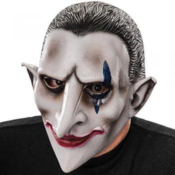 Carnival Toys - Máscara de látex vampiro con encabezado, color gris