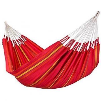 Currambera Cotton Double Classic Hammock - Red and Green Options for 1-2 People