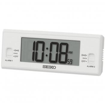 Reloj Despertador Digital Seiko QHL093W con pantalla LED, función de alarma, diseño moderno y compacto