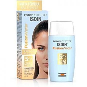 ISDIN Fusion Water SPF 50 50ml | Daily facial sun cream | Ultra-light texture