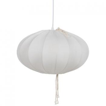 Lámpara de Techo Algodón Blanco Moderno 220-240 V Ø 40 x 23,5 cm