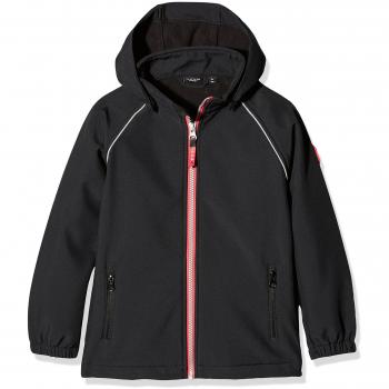 NAME IT Nitalfa K Softsh Jkt Fo 316, Chaqueta Para Niños, Negro
