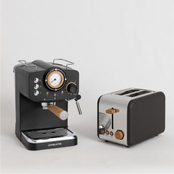 Pack Tostadora Retro Mate + Cafetera Express Retro Mate