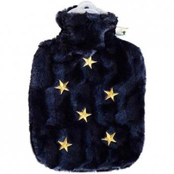 HUGO FROSCH Bolsa de Agua Caliente, Azul, Talla única