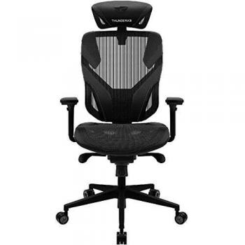 ThunderX3 YAMA5, Silla Gaming Inteligente Ergonómica Negra, Reforzada, Ajustable