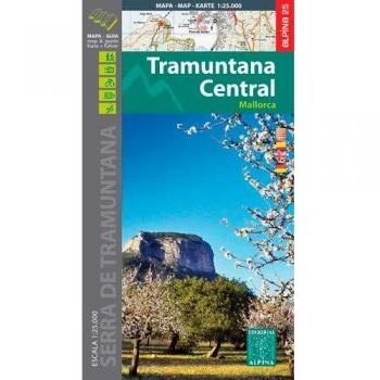 Tramuntana Central, mapa excursionista. Escala 1:25.000. Editorial Alpina. Español/Deutsch/English/Català: ALPI.103-E25