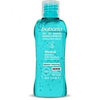 BABARIA Gel de manos hidroalcohólico mineral, 50 ml