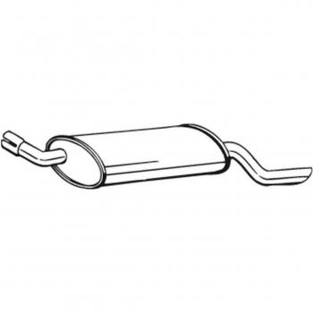 Silenciador trasero BOSAL 185-439