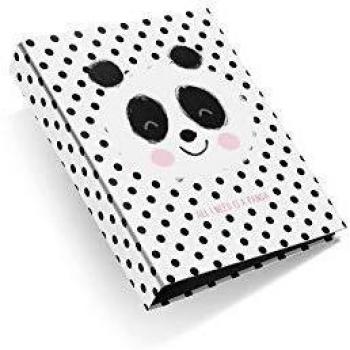 Miquelrius - Pack con 2 carpetas cartón 4 anillas de 40 mm A4 Jordi Labanda Panda Topos