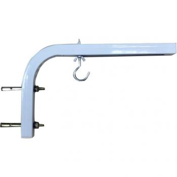 Soporte de Techo Ajustable en Forma de L para Pantallas de Proyección HD con Gancho a 90 Grados
