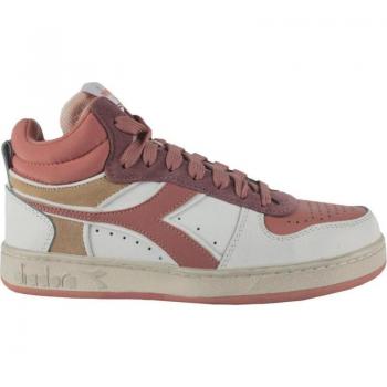 Zapatilla Diadora Magic Basket Demi Icona WN Coral para Mujer, zapatillas de deporte con diseño icónico, color coral, estilo urbano y comodidad adecuada para el uso diario