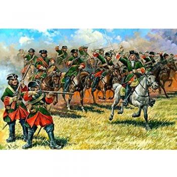 Figuras Históricas Dragones de Pedro el Grande Zvezda 1/72