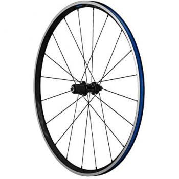 Rueda Trasera Shimano RS300 con Pinza, Eje QR, 17C, CL para Bicicletas de Carretera, Adultos Unisex, Multicolor, Talla Única