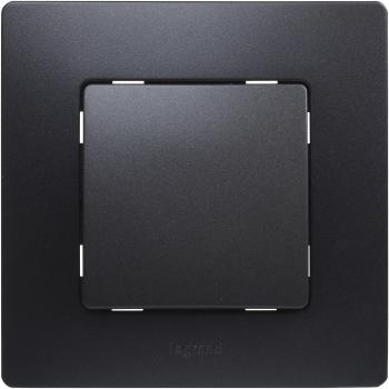 Legrand Niloé Conmutador Monoblock 10A Color Negro - Ref. 396494