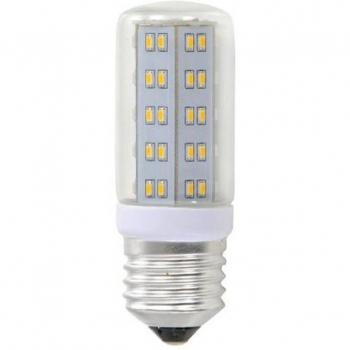 Bombilla LED E27 4W Tubular Transparente con 69 LEDs SMD