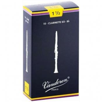 Vandoren Traditional Bb Clarinet Reeds 1.5 (Box of 10)