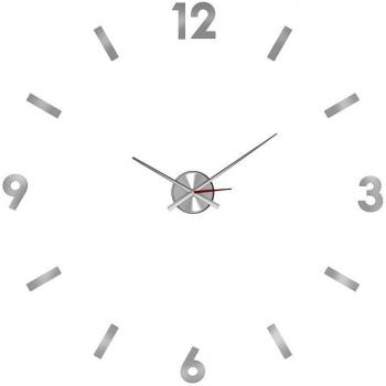 Balvi - Zoom reloj de pared. Los números son adhesivos. Diámetro variable, según el montaje. Funciona con 1 pila AA.