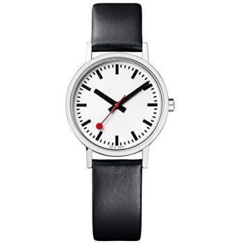 Mondaine Classic - Reloj de Cuero Negro para Mujer, A658.30323.16OM, 30 MM