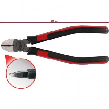Alicate de corte diagonal SlimPOWER KS Tools, 200 mm
