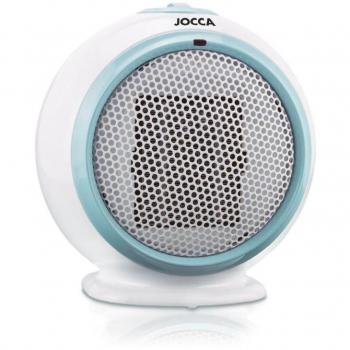 Jocca 1594 Calefactor Cerámico PTC Compacto 500W con Selector de Temperatura, Silencioso y Bajo Consumo
