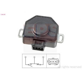 Sensor de posición de mariposa (TPS) EPS 1.995.091 - Potenciómetro del acelerador, compatible con diversos modelos de vehículos, diseño duradero, fácil instalación, alta precisión en la medición de posición del cuerpo de