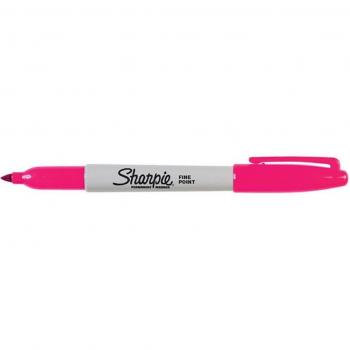SHARPIE C/12 ROTULADOR PUNTA FINA FUCSIA PERMANENTE