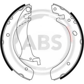 ABS 9055 Brakeshoe Set