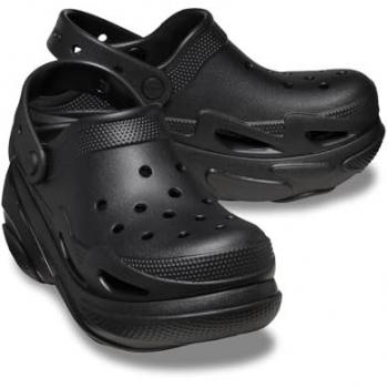 Zuecos Unisex Crocs Bubble Crush - Color Negro - Talla 37-38