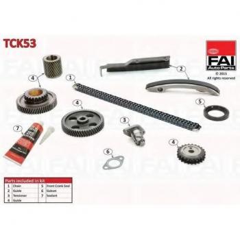 Kit de cadena de distribución FAI TCK53 con componentes de alta calidad
