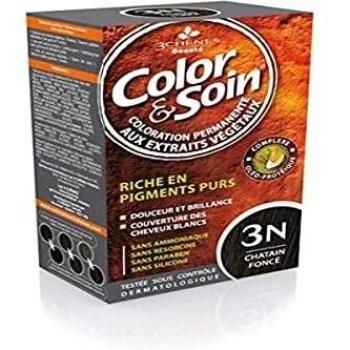 Les 3 Chênes Color & Soin Woman Hair Dye - Dark Chestnut: 3N