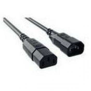 Cable de alimentación C13-C14 negro 2m Bachmann