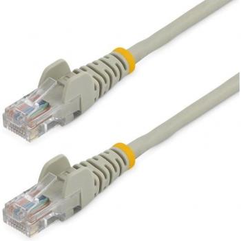 StarTech.com 3m Gray Snagless Cat5e UTP Patch Cable - RJ45 Ethernet Cord