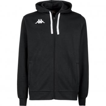 Kappa Sudadera con Capucha Banto, sudadera con cremallera, fabricada en material suave y ligero, diseño moderno con capucha ajustable, bolsillos laterales, logo de Kappa en el pecho, disponible en varias tall