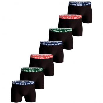 Björn Borg Cotton Stretch Boxer 7-pack Black, M