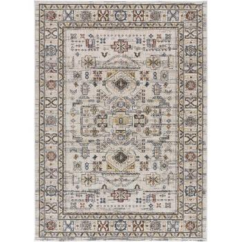 Alfombra Truva de Interior Estilo Mosaico en Beige - 77X150, 136X200, 155X230 cm