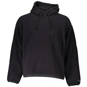 Calvin Klein Black Sherpa Zip Pocket Hoodie - XL