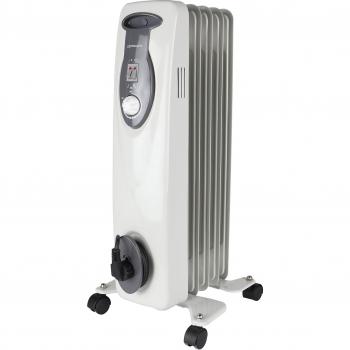 Radiador de Aceite Orbegozo Modelo RA1000D, 1000W con 5 Elementos