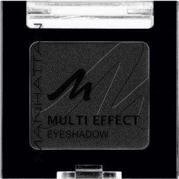 Manhattan Multi Effect Eyeshadow N.º 1010N Blackground - Sombra de ojos en tono negro, acabado multi efecto, fácil aplicación, larga duración