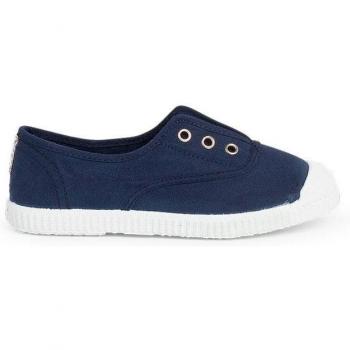 Zapatillas de Lona para Niños con Puntera de Goma y Cierre Elástico Sin Cordones