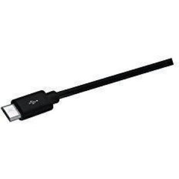 Duracell USB5013A - Cable de Carga y sincronización de 1 Metro con Conector Micro USB Compatible con Smartphones Android, Blackberry y Windows, Color Negro