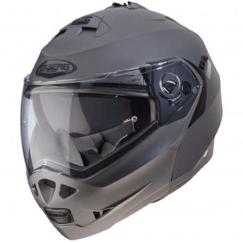 Caberg Klapp Helm Duke II 2 Motorrad Belüftet Sonnenblende Pinlock Visier Jet Brillenträger, 308650, Farbe Gunmetal, Größe S